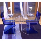 Customized Factory Directly Sale Elegant Acrylic Dining Table and Chair Wholesale