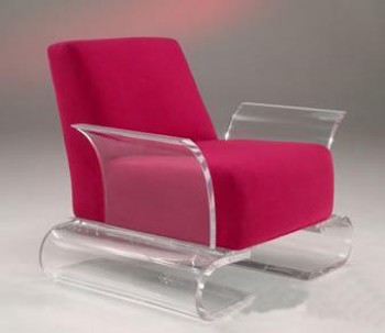 Antique High Transparent Acrylic Couch Chair Acrylic Furniture Wholesale