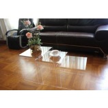 MeSA Ree Acrílico trAnSpArente meSA Ree centro Ree cAfé 3pc meSA Ree juego lucite Al por mA年or