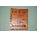 Wholesale customized high-end OEM Design Hard Paper Wood Scrapbook,
