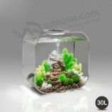 中国供应商方形亚克力水族箱鱼缸带leD灯批发
