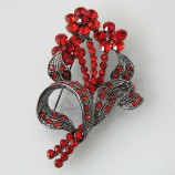 New Design Fashion Crystal Alloy Brooches Wholesale