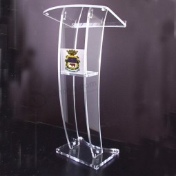 Transparent Collapsible Acrylic Conversation Pulpit Lectern Wholesale