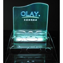 丙烯酸，有机玻璃 /Pmm一个材料亚克力化妆品展示架批发