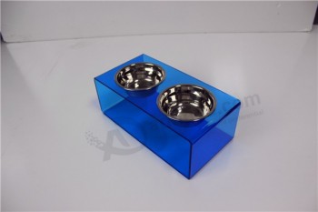 Custom Plastic Acrylic Pet Bowl Pet Feeder Bowl Wholesale