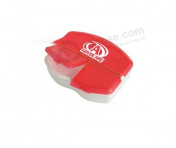 2017 Wholesale customied top quality Sale OEM Plastic 3 Compartments Pill Box
