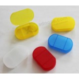 2017 Wholesale customied top quality Hot Selling Plastic 3 Compartments Pill Box