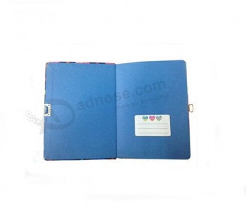2017 Wholesale customied top quality Newest Eco-Friendly Diary with Lock and Key