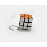 Wholesale customied top quality OEM New Design Fashion Magic Cube Keychain