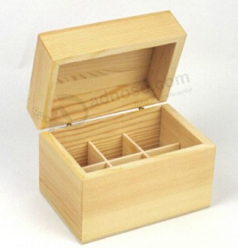 カスタムロゴと卸売cuStomeD最高品質の小さな木製の丸薬の箱