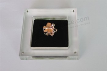 Square Acrylic Ring Display Box, Acrylic Ring Organizer Wholesale