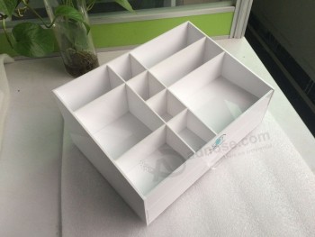 Custom White Acrylic Eyelash Box, Lashmakers Organizer Wholesale