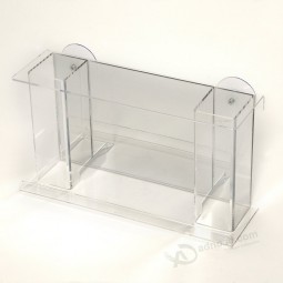 Cheap Clear Transparent Square Acrylic Bird Feeder Wholesale