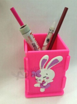 Wholesale customied top quality OEM Design Selling 3D Silicone Pen Holder