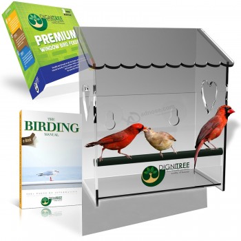 明確な創造的な鳥動物の巣の家鳥のフィーダーの卸売