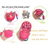 Wholesale customied top quality Carry Red OEM Design EVA Coin Purse