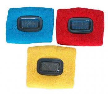 Customied top quality New Design Useful Cotton Watch Sweatband