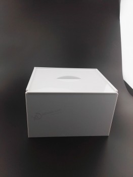 호화스러운 백색 아크릴 l에이에스hbox, 끈 도매에있는 조직자 저장 속눈썹