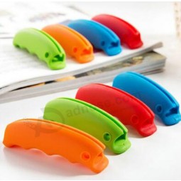 Customied top quality Hot Selling Colorful Silicone Hand Bag Holder