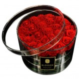 2016 Customized Rose Boxes Acrylic Flower Display Boxes Wholesale