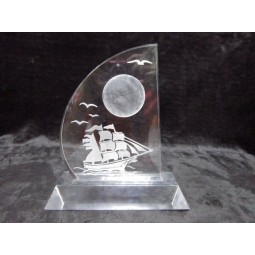 Colored Acrylic Awards - Silver Reflection Acrylic Award Wholesale