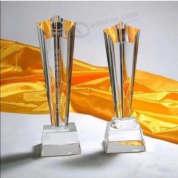 изготовленные на заказ акриловые трофейные изделия кристалл награды бесплатный логотип оптом