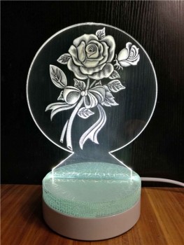 Creative Countertop Acrylic decoration Craft with LED in Shop, Stores Wholesale