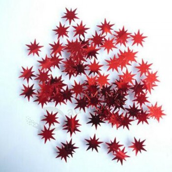 Customied top quality New Colorful Star Shape Confetti