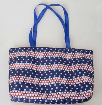 Customied top quality Striped Shopping Bag