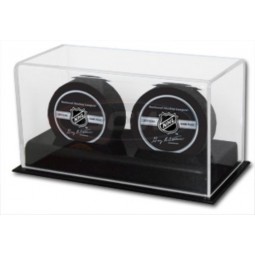 2016 New Acrylic display Box for Two Pucks Wholesale