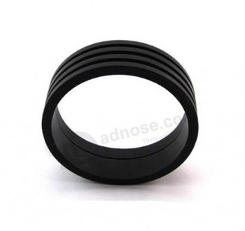 Customied top quality Black Custom Molded Silicon Valley Ring