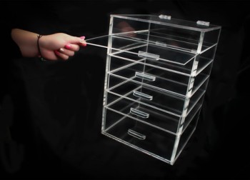 Custom Clear Acrylic Makeup and Cosmetic Organizers, Drawer Organizers, Light Weight, Visible, Durable, Easy to Clean