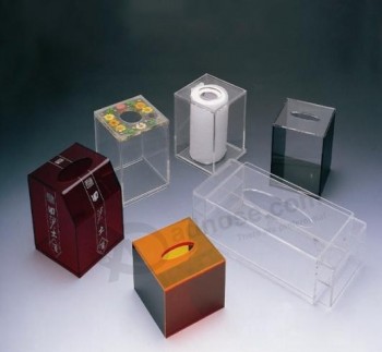 Hotel Supply Acrylic Tissue Box Napkin Holder Wholesale
