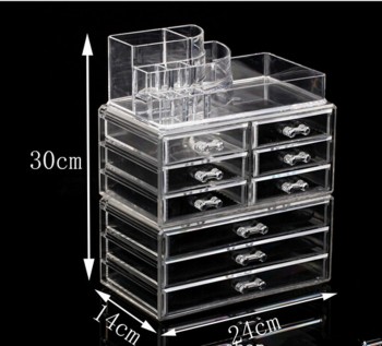 Acrylic Beauty Clear Case Makeup Display Box Cosmetic Organizer Wholesale