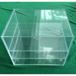 Acrylic Material Makeup Organizer with 3 Drawers, Acrylic Jewelry Organizer with Drawers Wholesale
