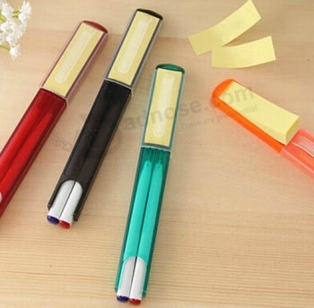 Customied high quality Colorful Mini Sticky Note Ball Point Pen Set