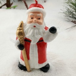 Customied high quality New Lovely Father Christmas Candle