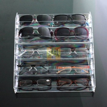 New 10-Pair Acrylic Sunglasses Glasses Retail Shop Display Stand Holder Case Wholesale