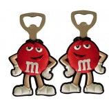 Customied high quality New Cute Fish- Shape Soft PVC Bottle Opener