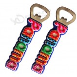 Customied high quality Newest Letters Shapes Soft PVC Bottle Opener