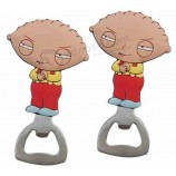 Customied high quality New Style Bareheaded Human Soft PVC Bottle Opener