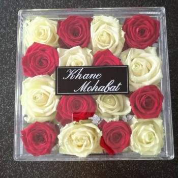 Square Acrylic Rose Box Wholesale