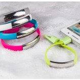 Customied high quality OEM Design Bracelet Shape Bdata Cable
