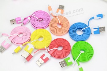 Customied alta qualidade oem MulticolouRed cute data cable