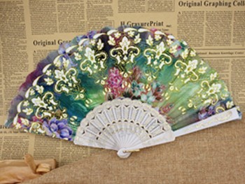 Customied de alta qualidade oenm design classical lace hand fan