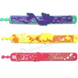 Customied high quality New Design Colorful PVC Wristband