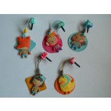 Customied high quality New Cute PVC Rubber Screen Wiper