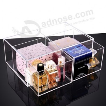 슈퍼 대형 투명 서랍 타입 화장품 보관 상자 도매
