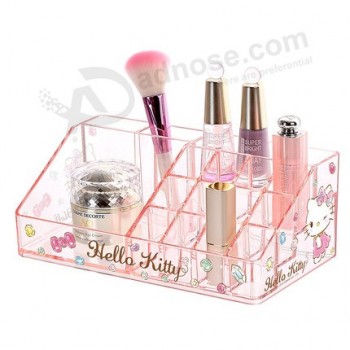 Transparent Acrylic Cosmetic Storage Box for Table Top Wholesale