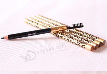 индивидуальный высококачественный леопардовый водонепроницаемый двойной карандаш для бровей